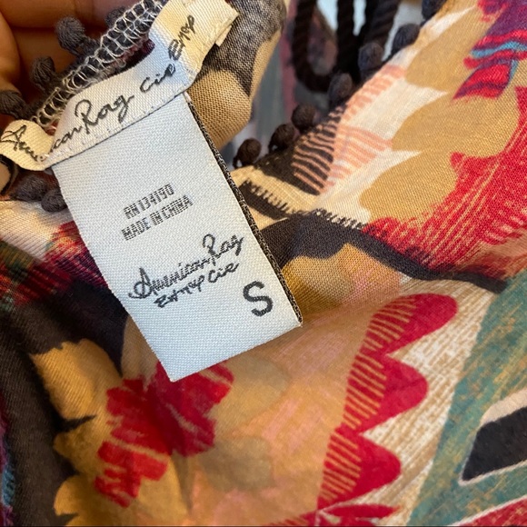 American Rag printed cutout top - Picture 7 of 8